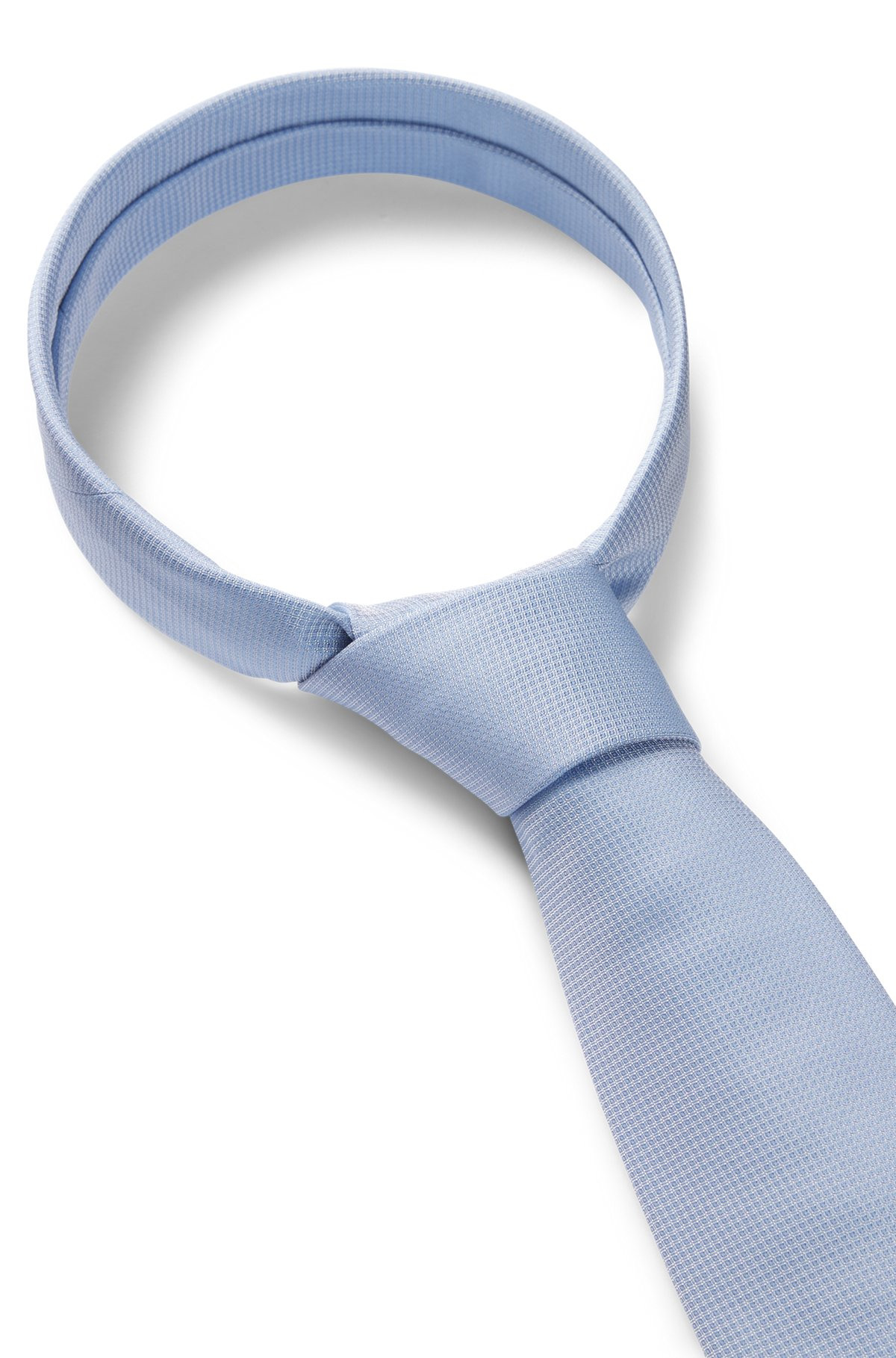 MICRO-PATTERN JACQUARD TIE WITH SILK - 6