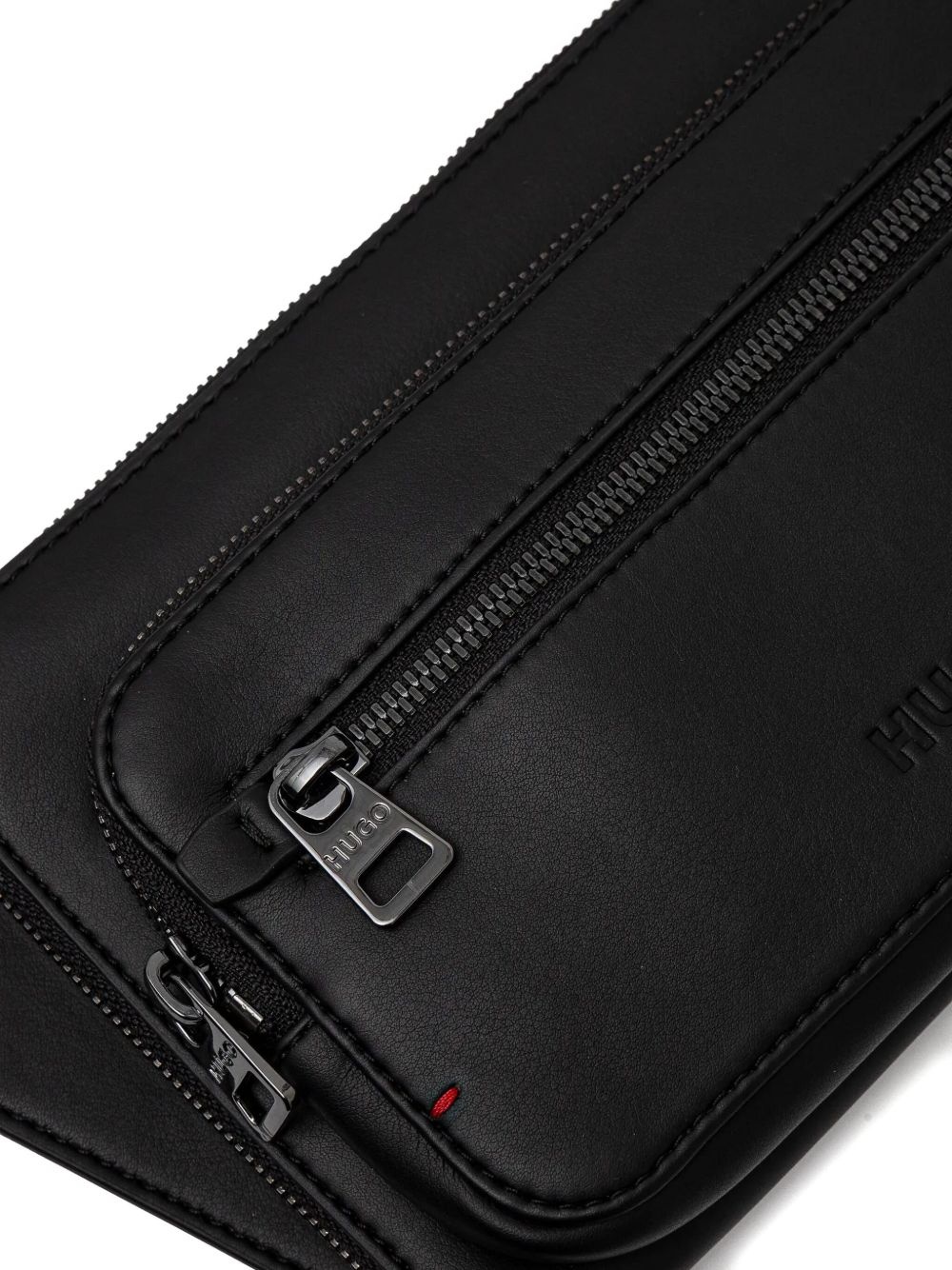 logo-debossed belt bag - 4