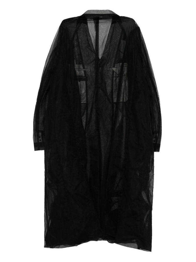 Comme des Garçons Homme Plus tulle cloth coat outlook