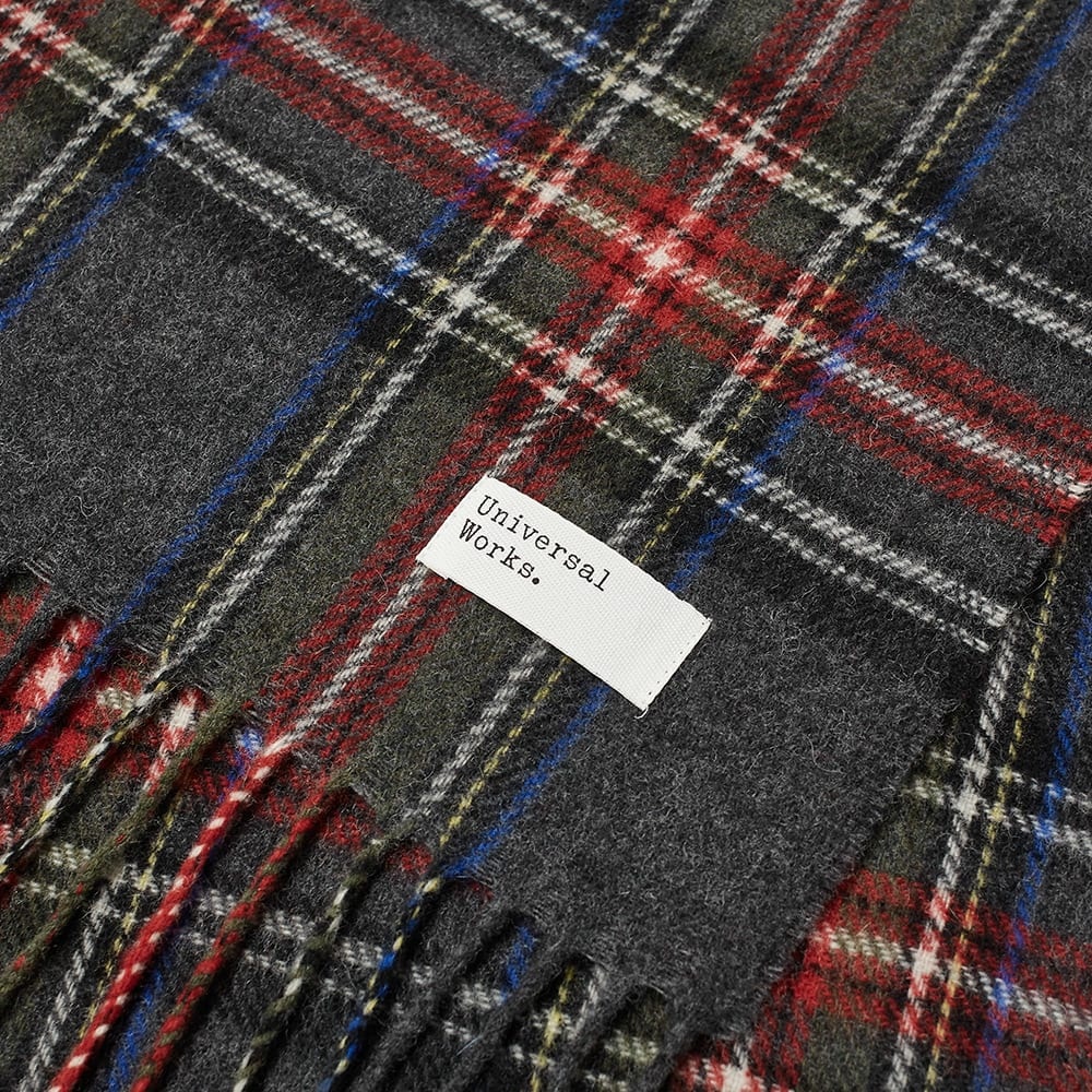 Universal Works Tartan Wool Scarf - 2