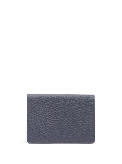 Maison Margiela logo-print leather passport cover outlook