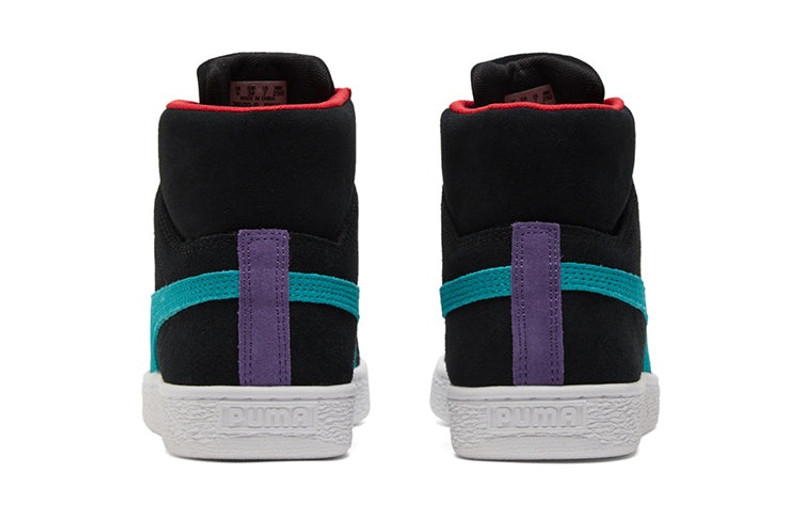 PUMA PUMA Suede Mid 21 'Black Viridian Green Red' 380205-10 outlook