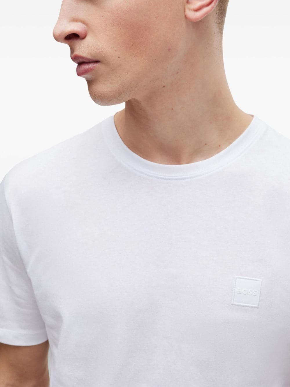 logo-embroidered T-shirt - 5
