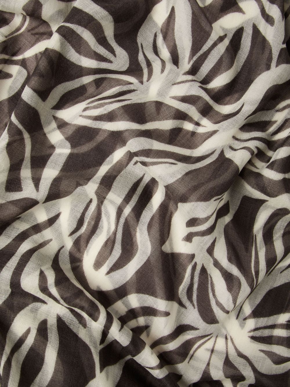 floral-print scarf - 3
