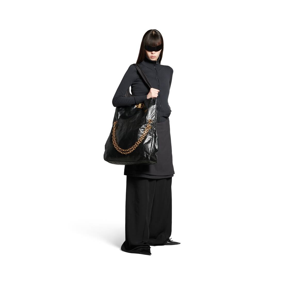 Women's Knife Bow 40mm Mule in Black - 8