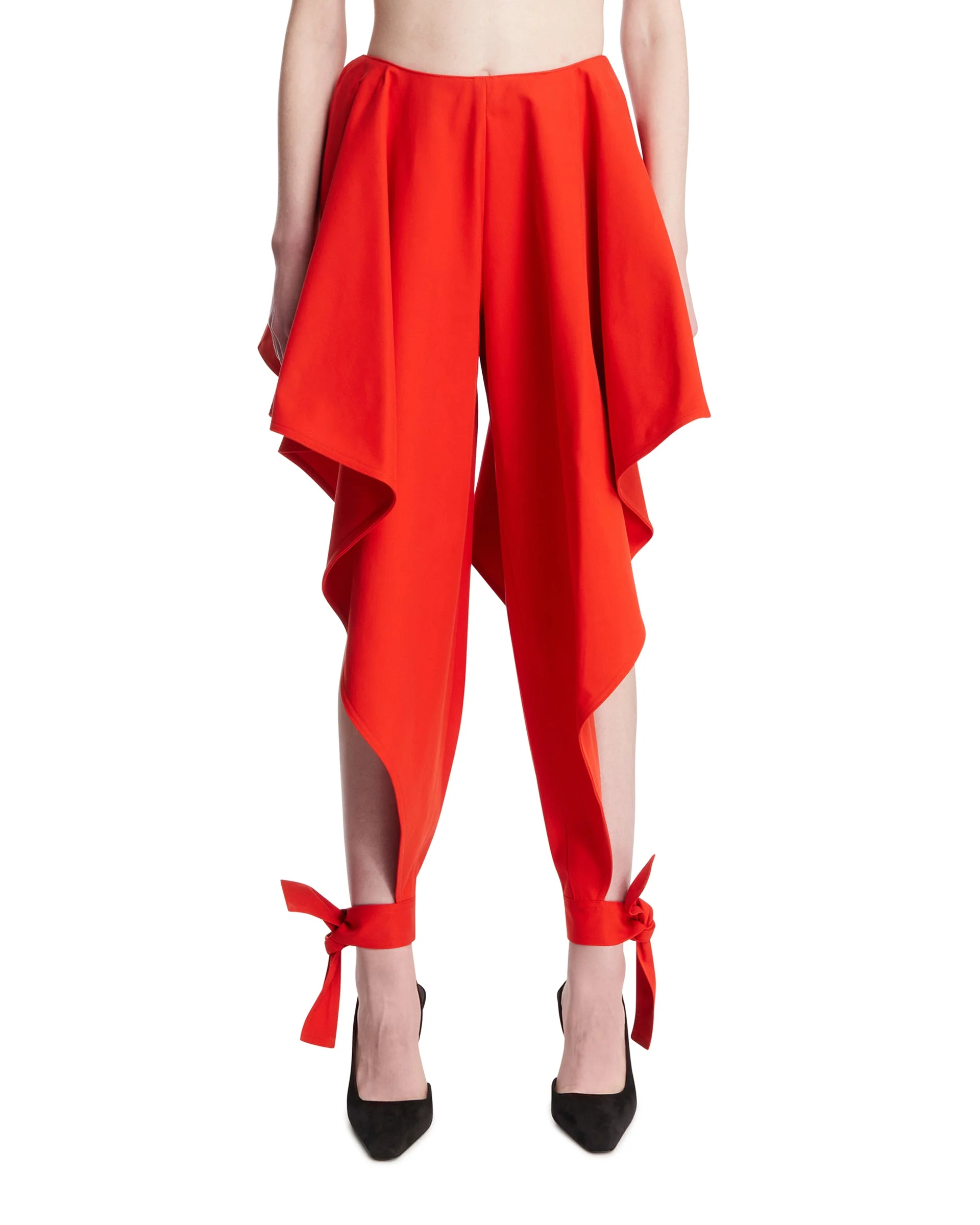 Red Panelled Trousers - 1