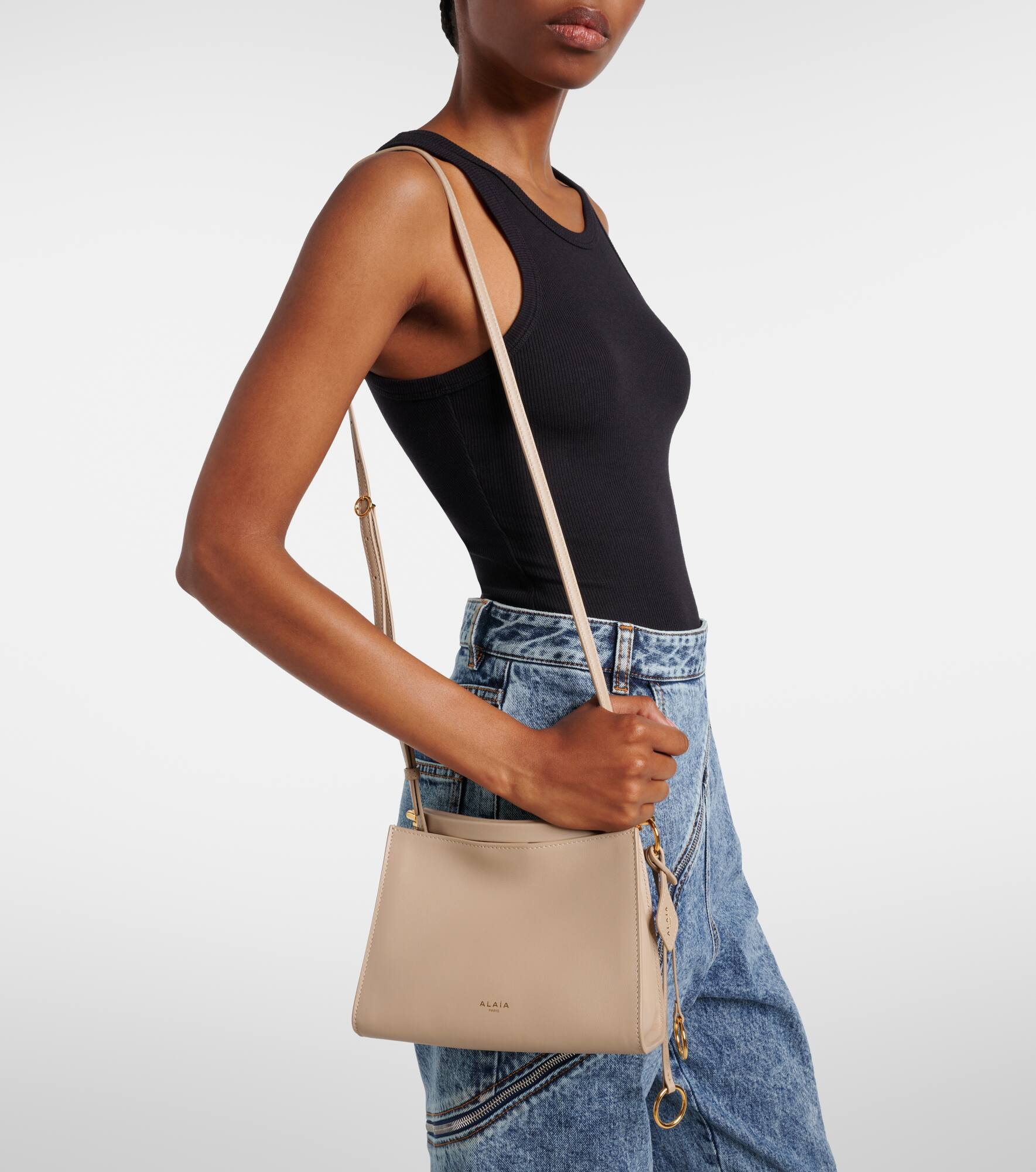 Le Click Small leather shoulder bag - 5