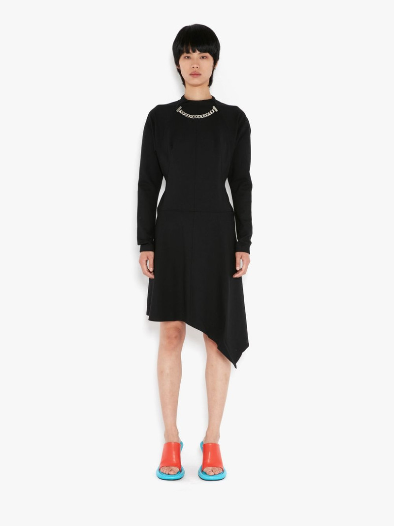 JW Anderson NECK CHAIN LONG SLEEVE DRESS outlook