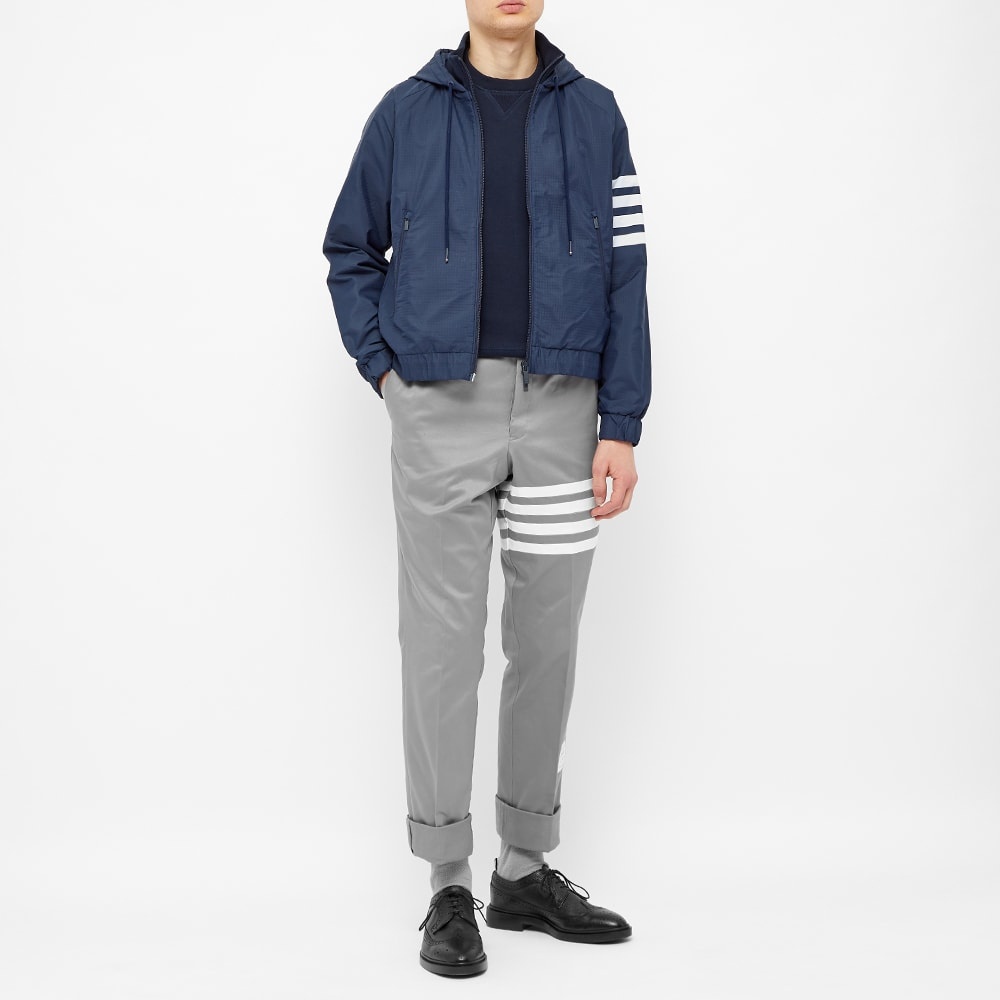 Thom Browne 4 Bar Zip Hooded Windbreaker - 6