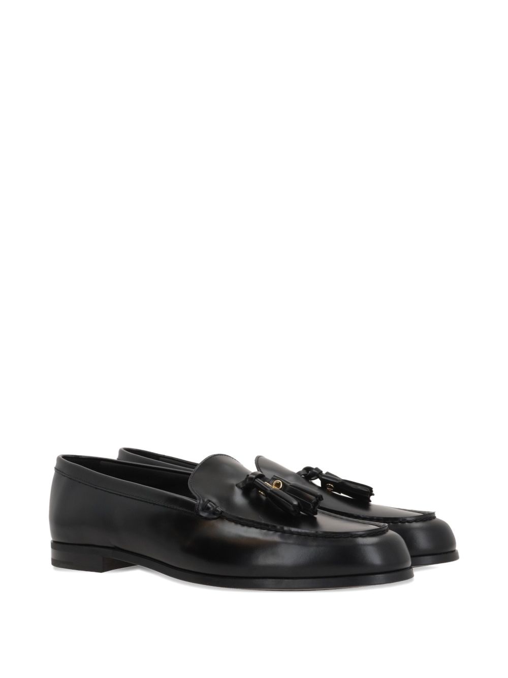 tassel leather loafers - 2