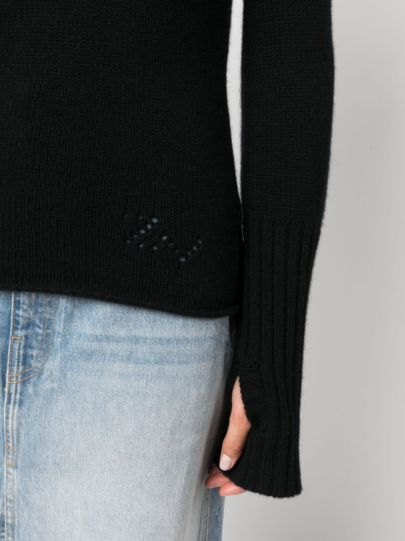roll-neck cashmere jumper 5