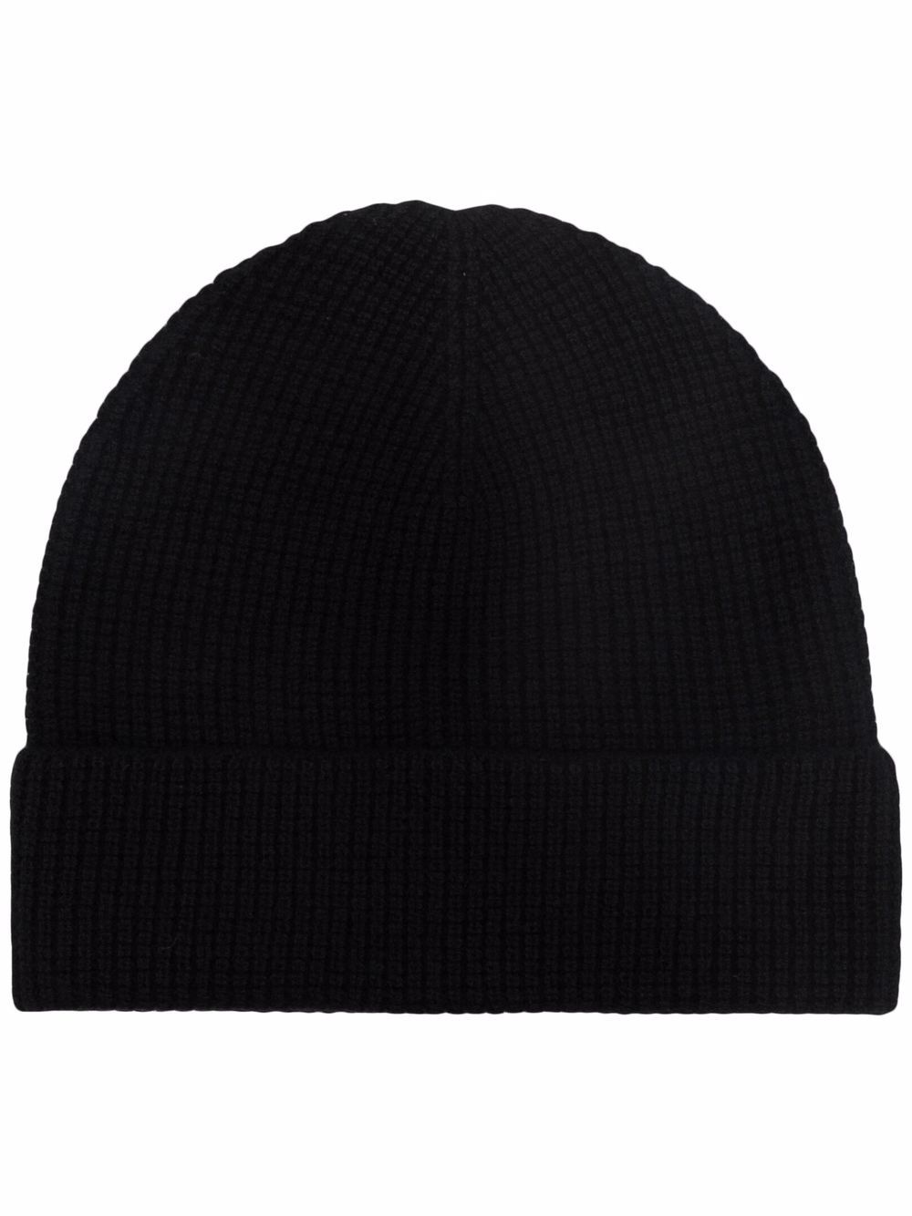 ribbed-knit wool beanie - 1