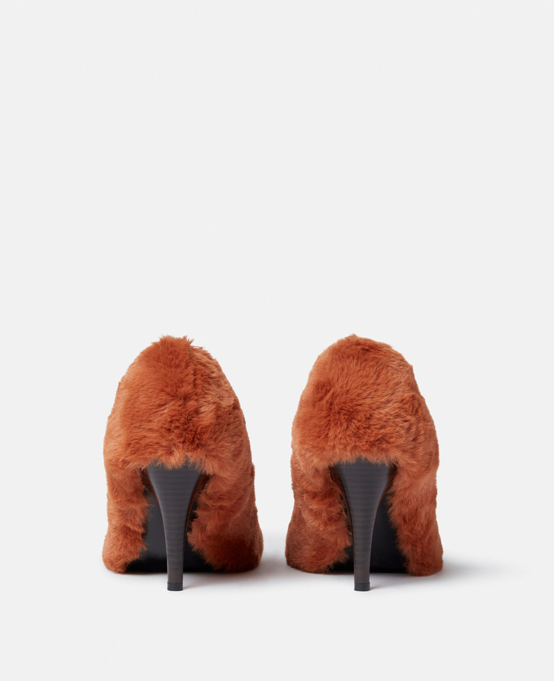 Stella McCartney Ryder Shaggy Stiletto Heels outlook