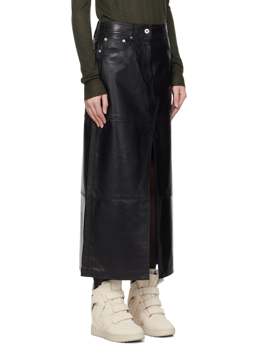 Black Francie Maxi Skirt - 2