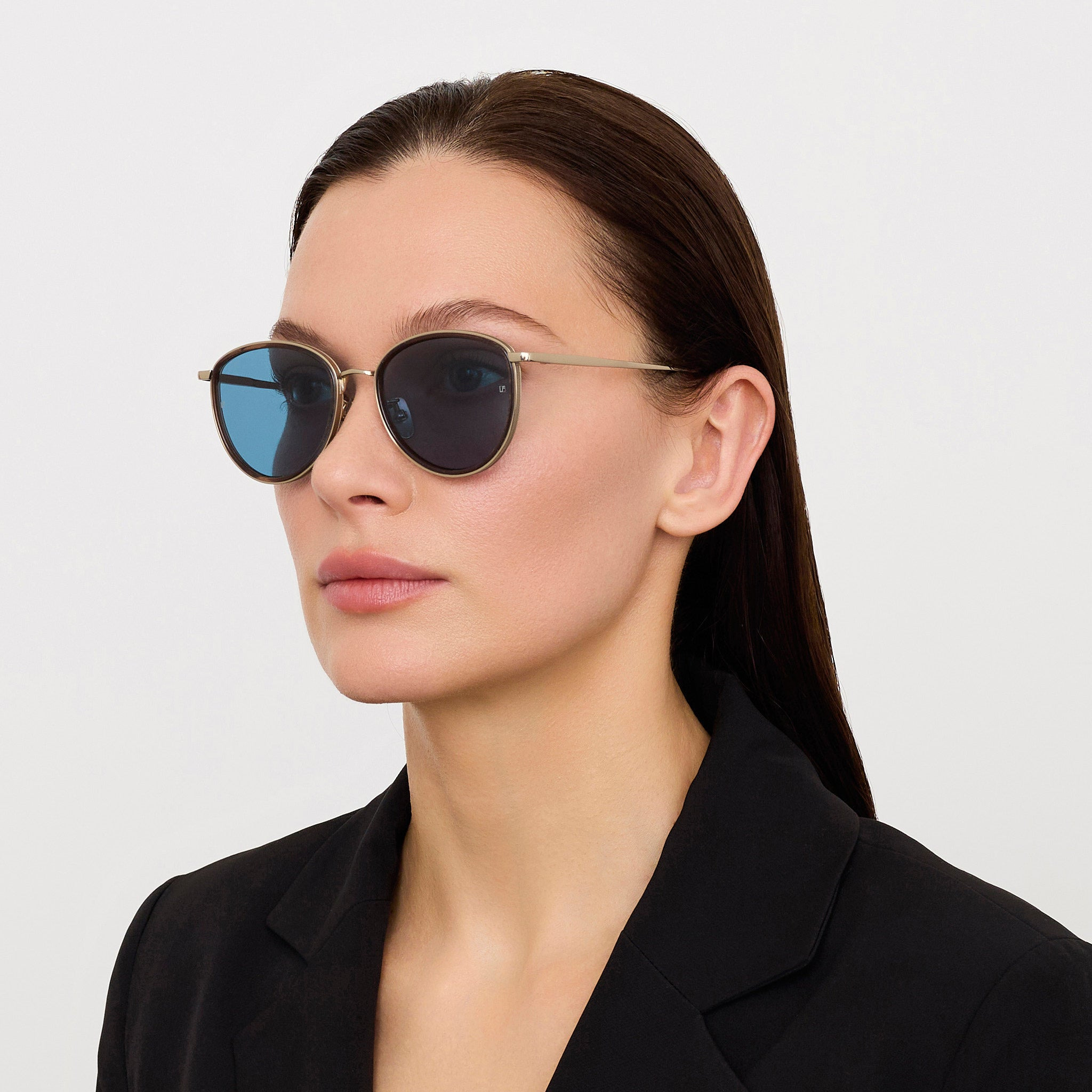 Dahlia Sunglasses in Aqua - 3