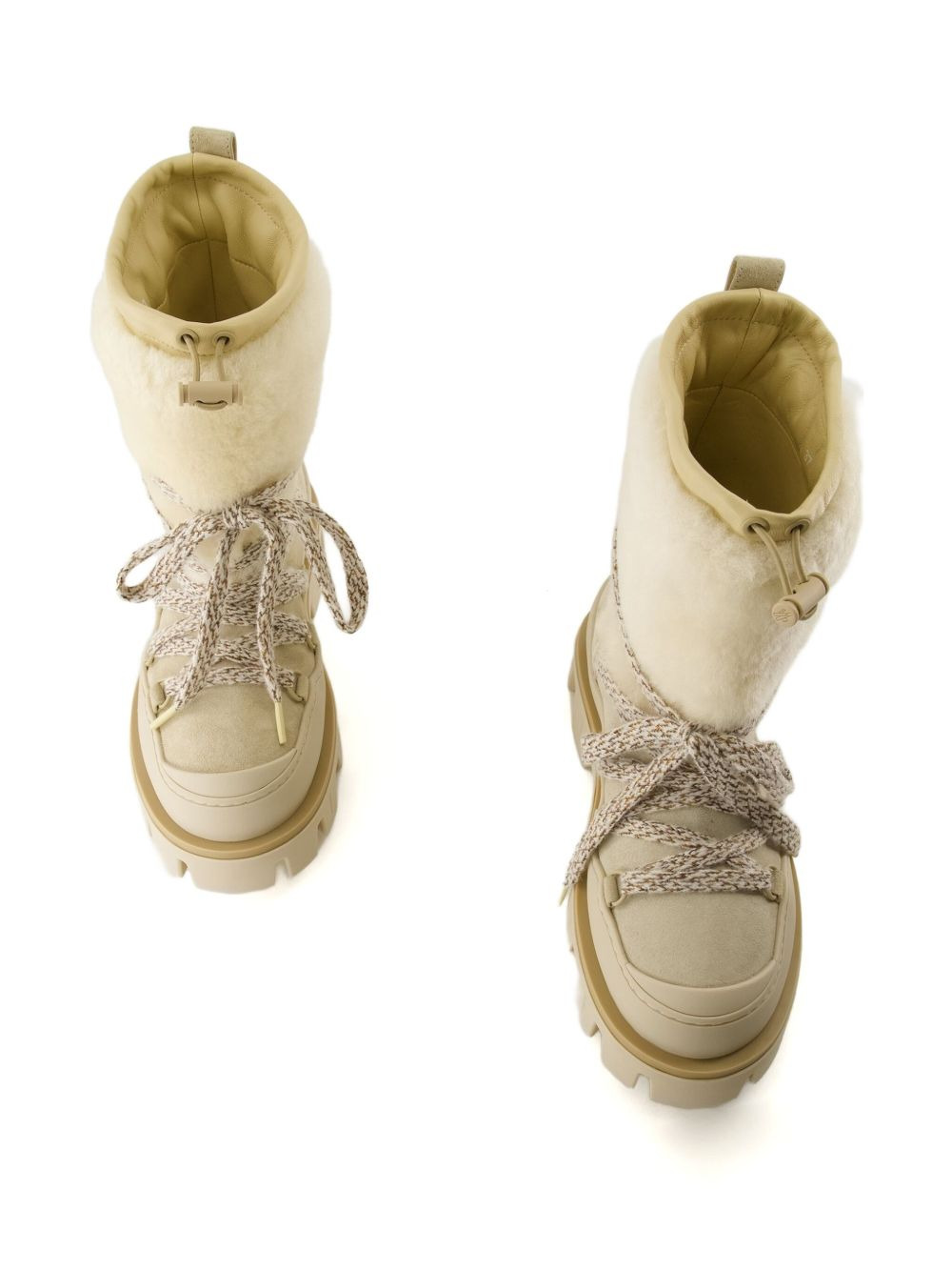 Peak Après shearling lace-up ankle boots - 5