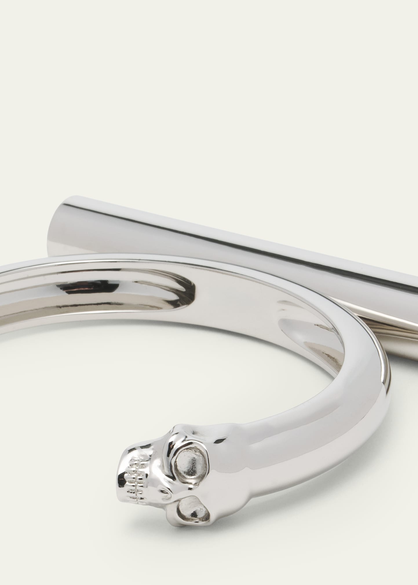 Sculptural Logo Cuff Bracelet - 5