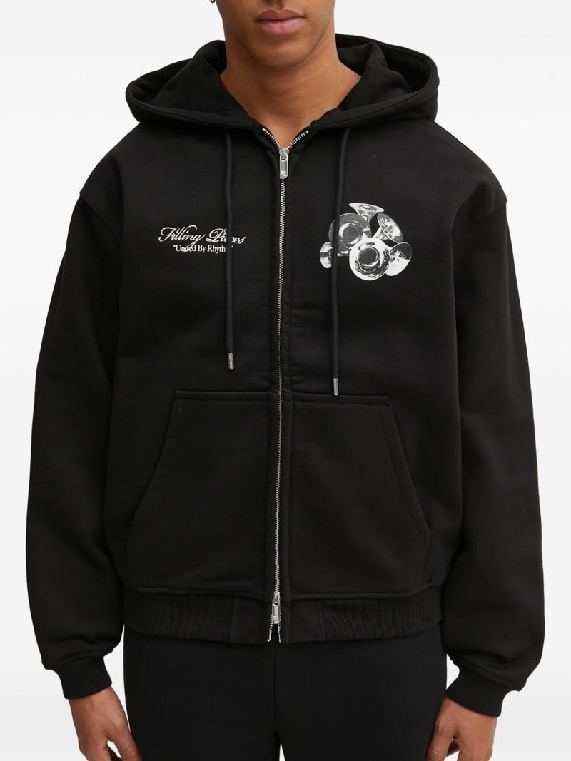Filling Pieces zip-up hoodie outlook