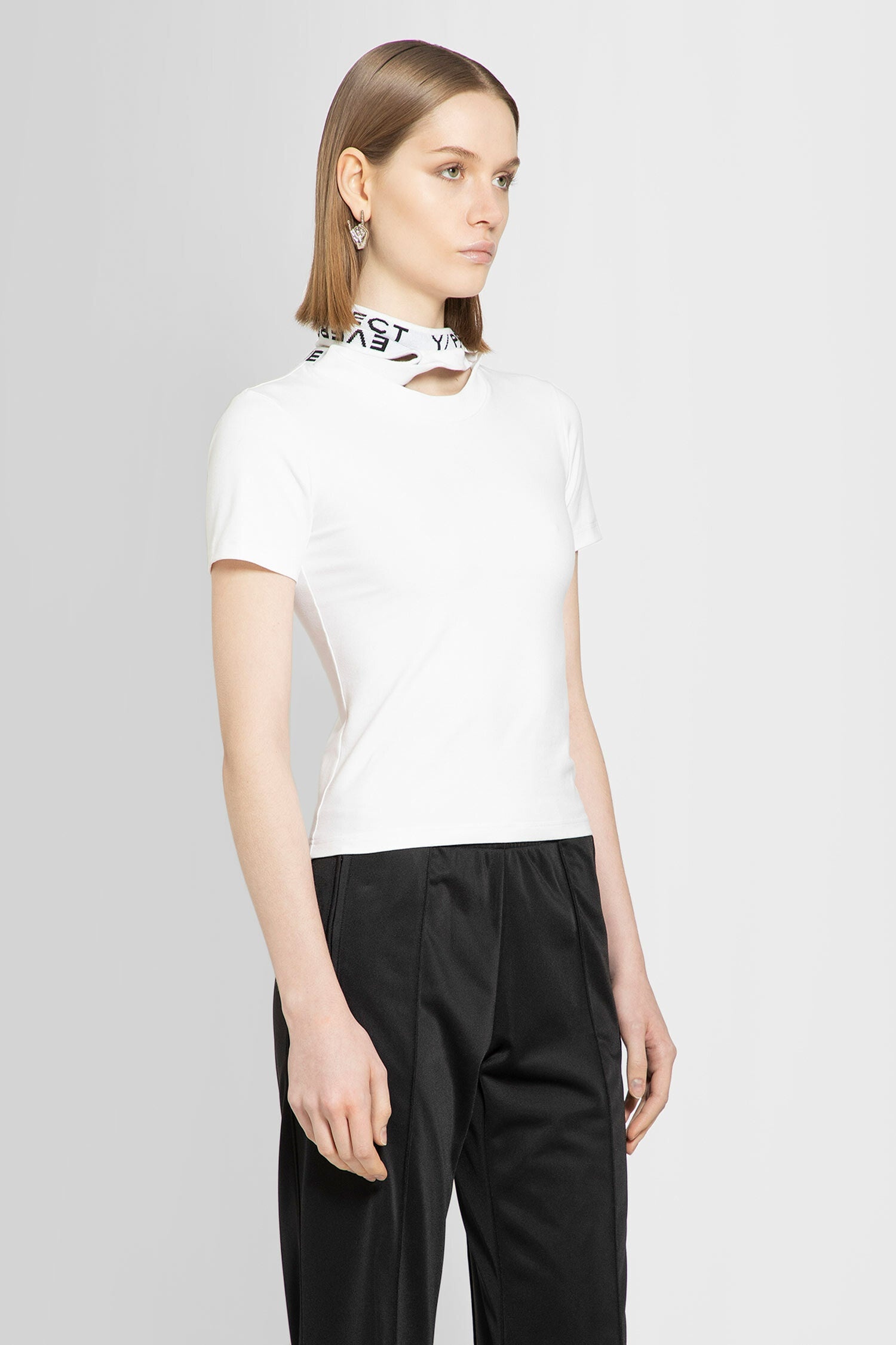 Y/PROJECT WOMAN WHITE T-SHIRTS - 2