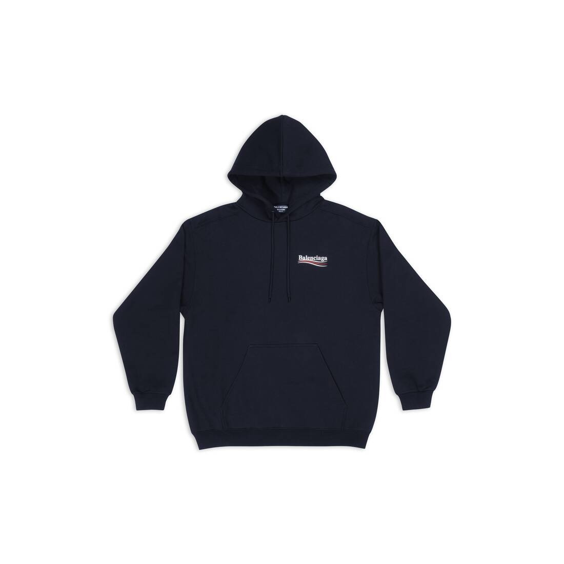 【送料関税込】Balenciaga Campaign Medium Fit Hoodie Men's Political Campaign Hoodie Medium Fit in White