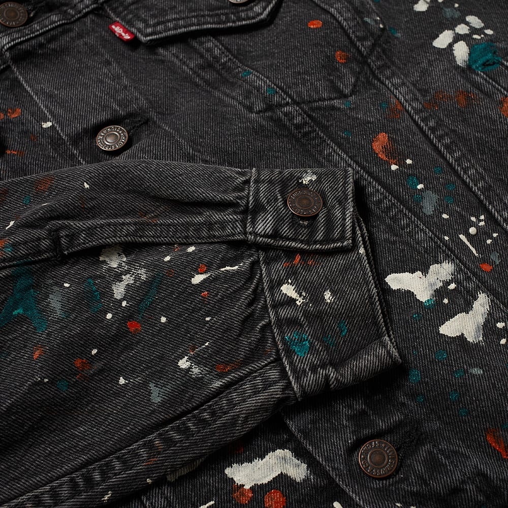 END. x Levi'sÂ® 'Painted' Selvedge Trucker Jacket - 4