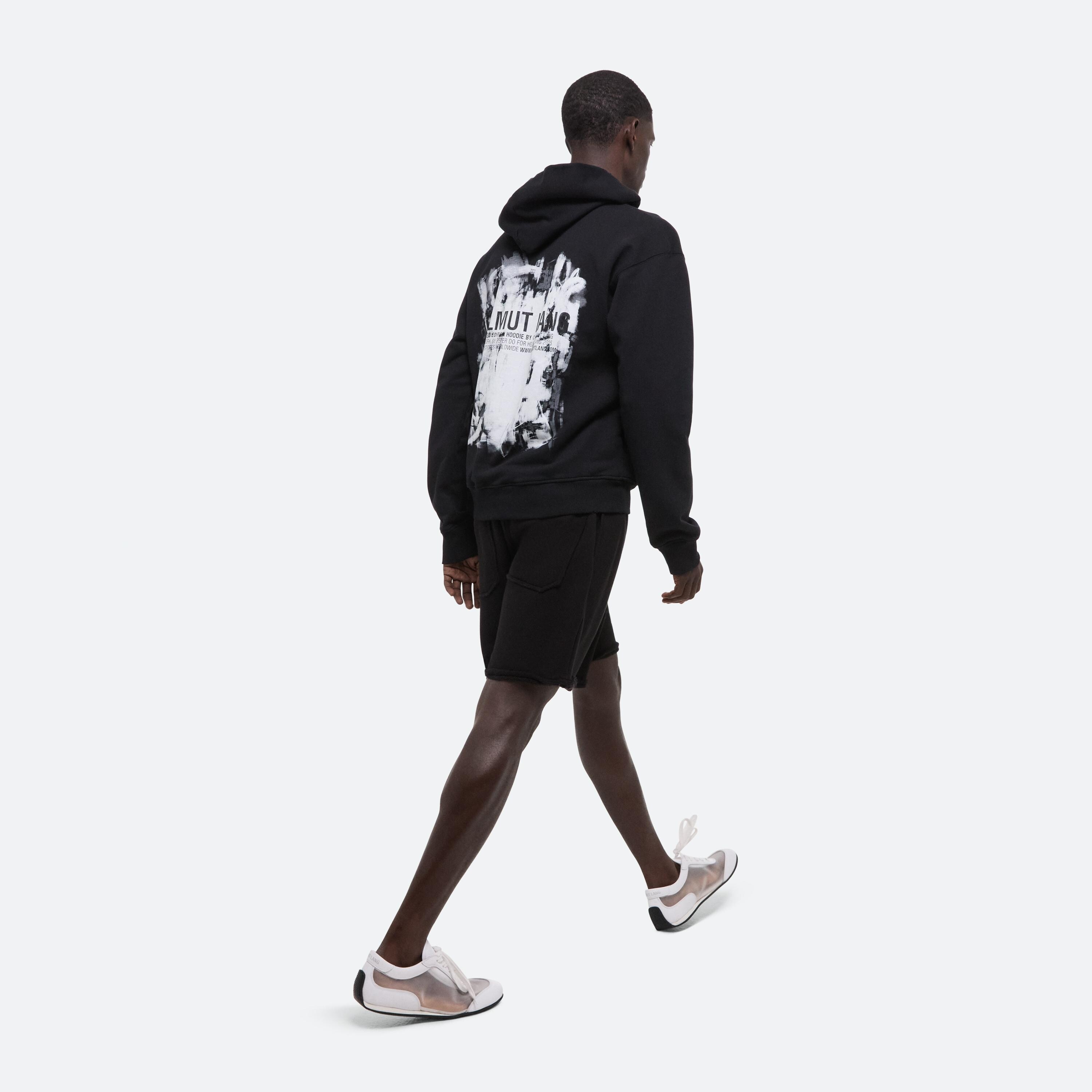 BLACK SCRIBBLE HOODIE - 7
