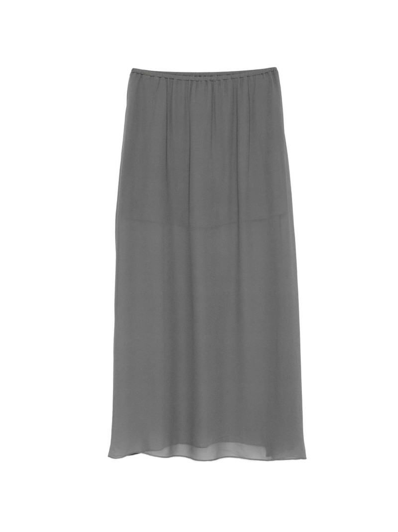 SAMSØE SAMSØE Samika drawstring sheer-finish skirt outlook
