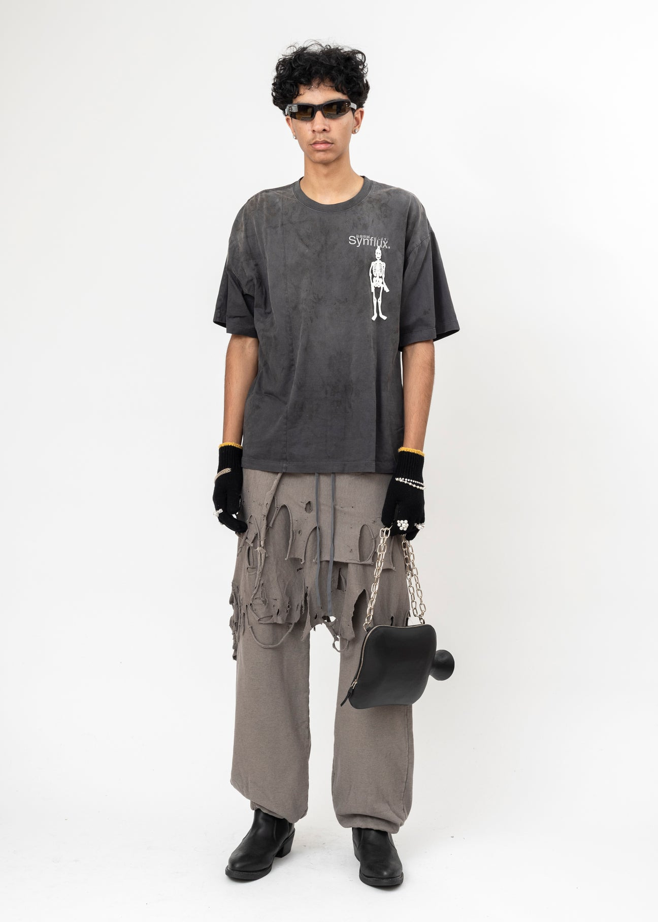 BLACK DOUBLET WASTE-REDUCING ALGORITHM T-SHIRT - 5