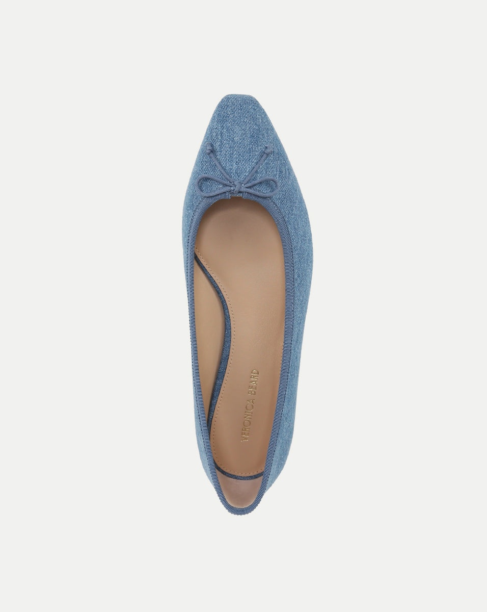 CATHERINE DENIM BALLET FLAT - 3