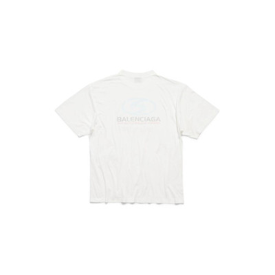 BALENCIAGA Surfer T-shirt Medium Fit in White outlook