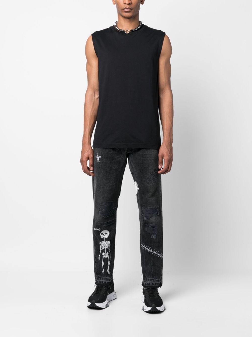 mid-rise straight-leg jeans - 2
