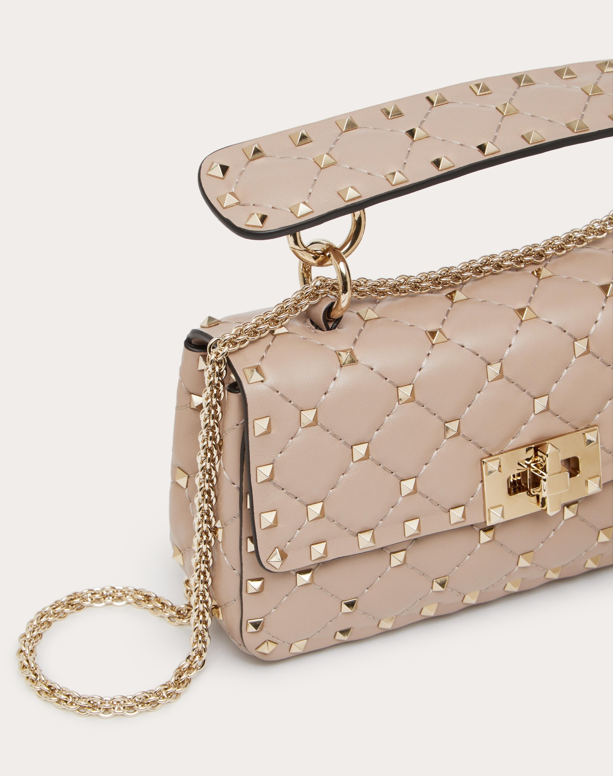 Valentino SMALL NAPPA ROCKSTUD SPIKE BAG | REVERSIBLE