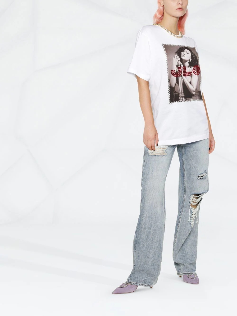 J.Lo photograph-print T-Shirt - 3