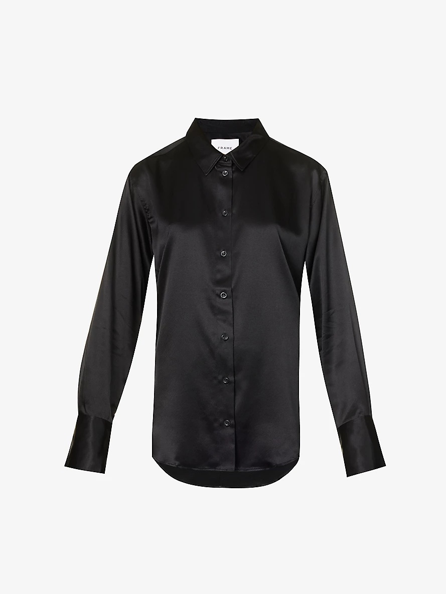 The Standard regular-fit stretch-silk shirt - 1