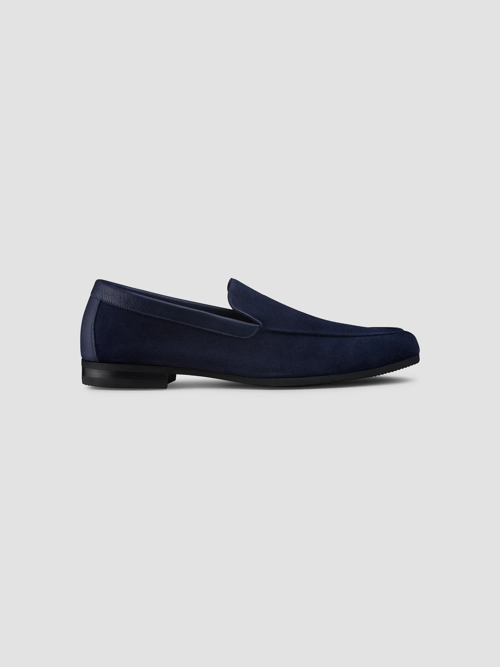Men's Tyne Suede Loafers - Deep Navy - 1