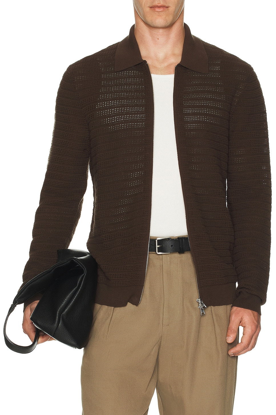 Gustav Long Sleeve Zip Sweater - 3