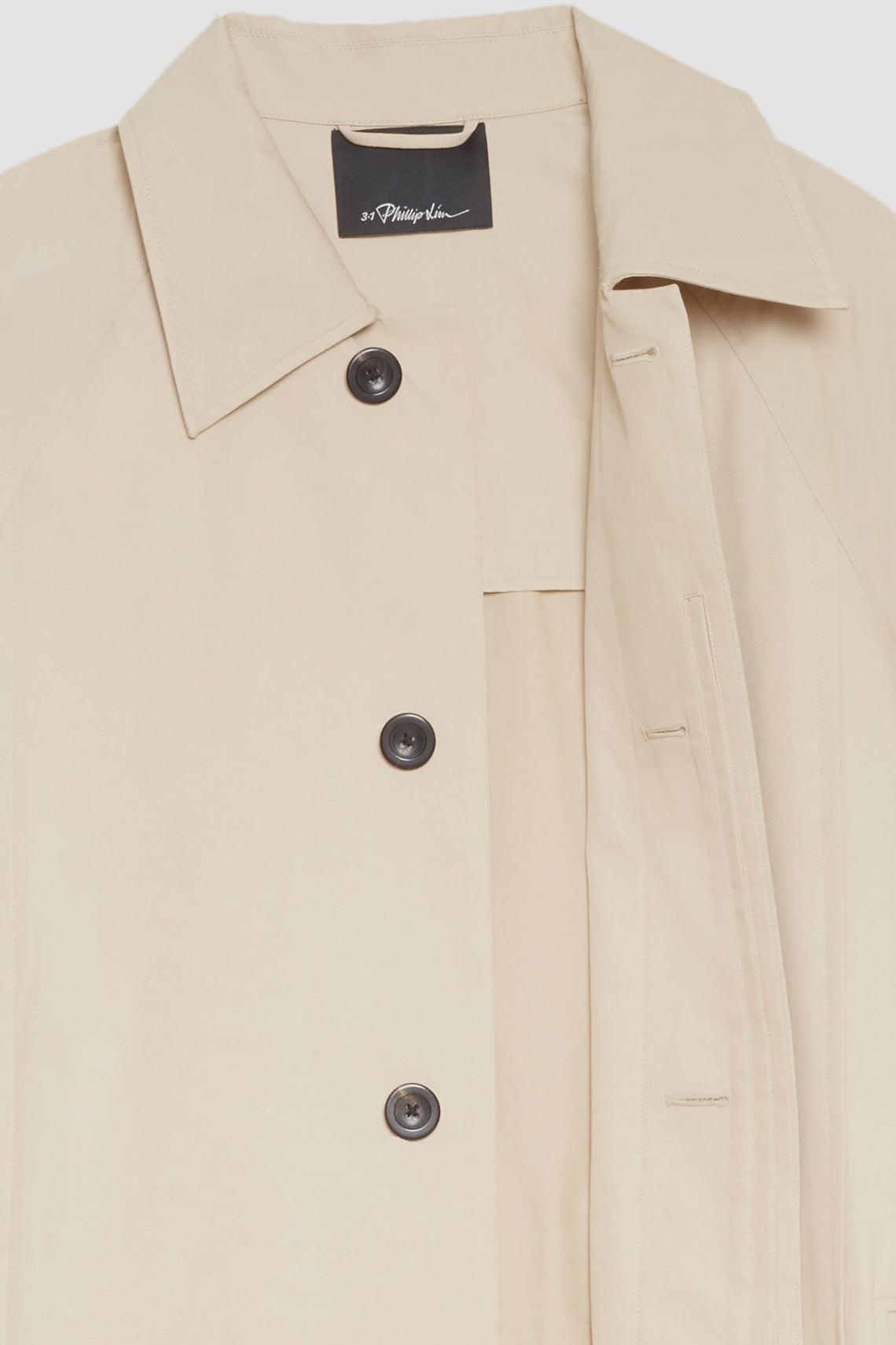 Mid-Length Belted Trench Coat - 7