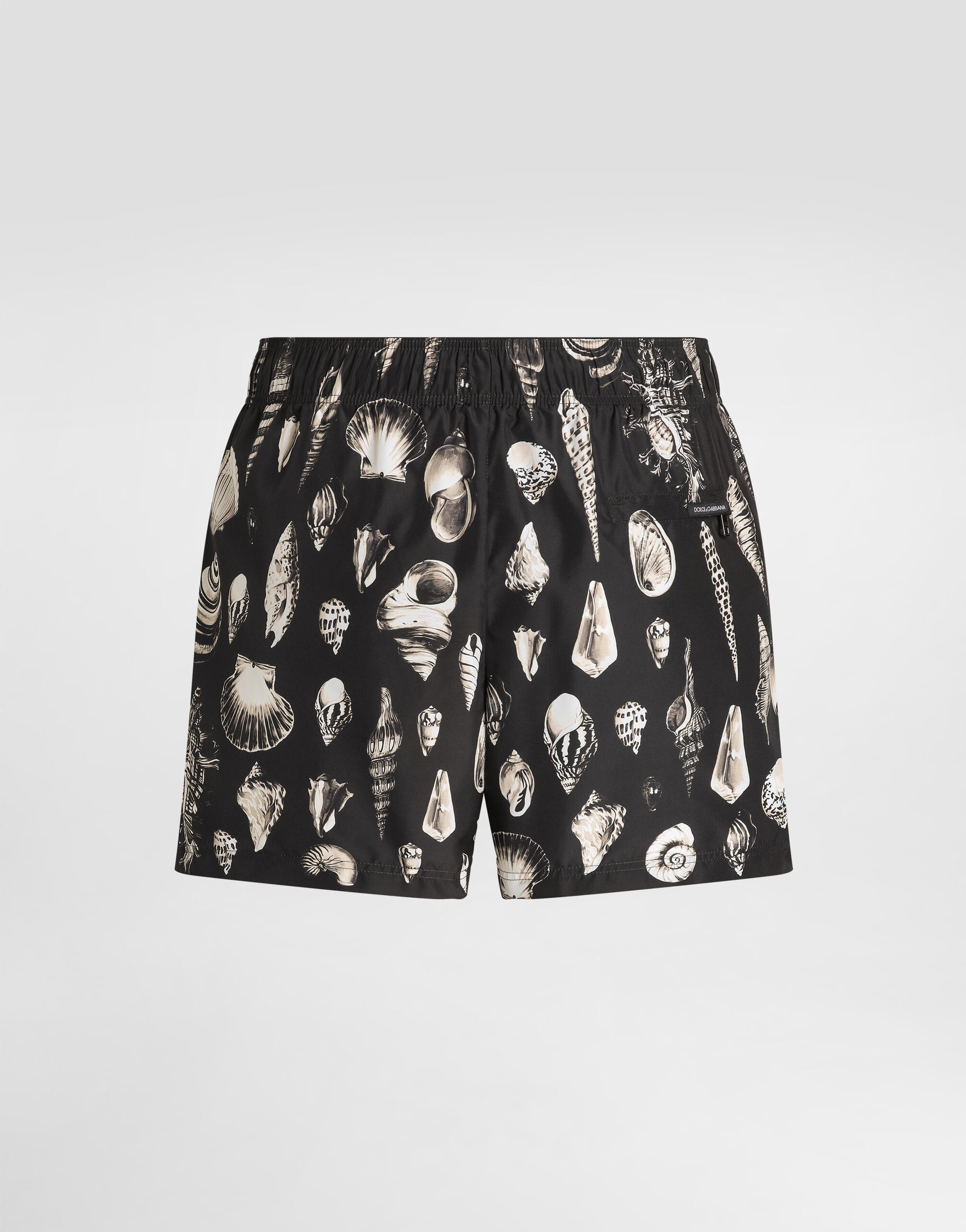 Shell-print short swim boxer shorts - 3