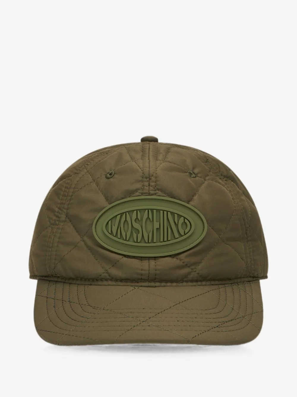 quilted logo-patch cap - 1