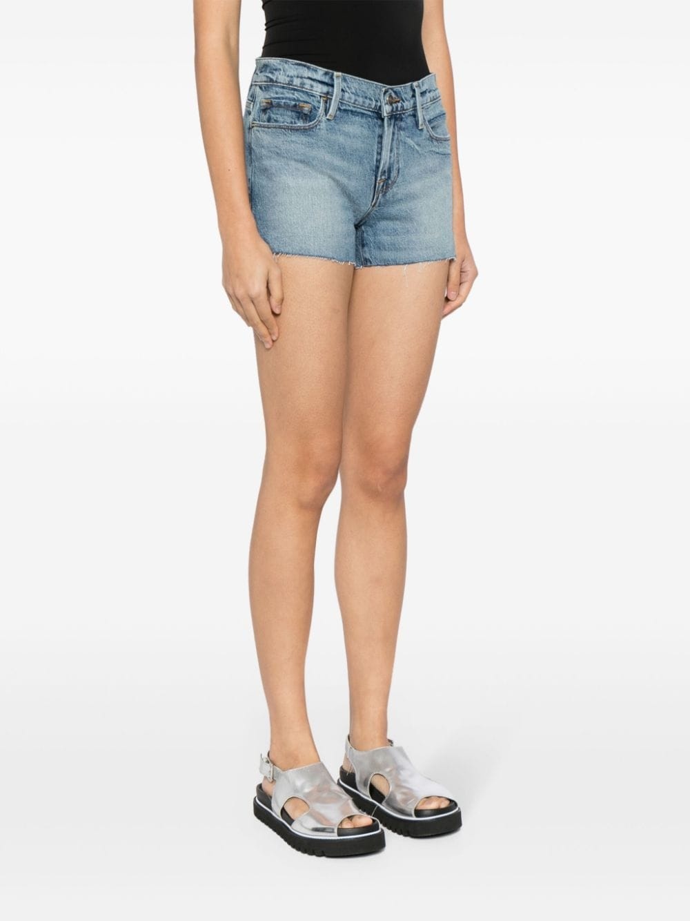 Le Cut-Off denim shorts - 3
