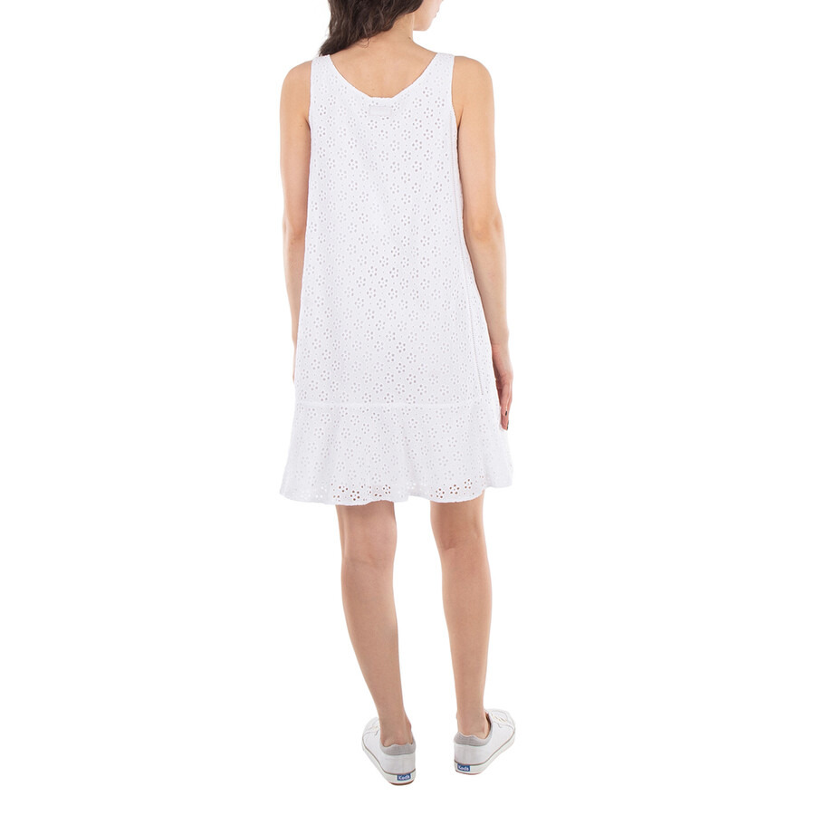 Kenzo Broderie-Anglaise Flared Dress - 6
