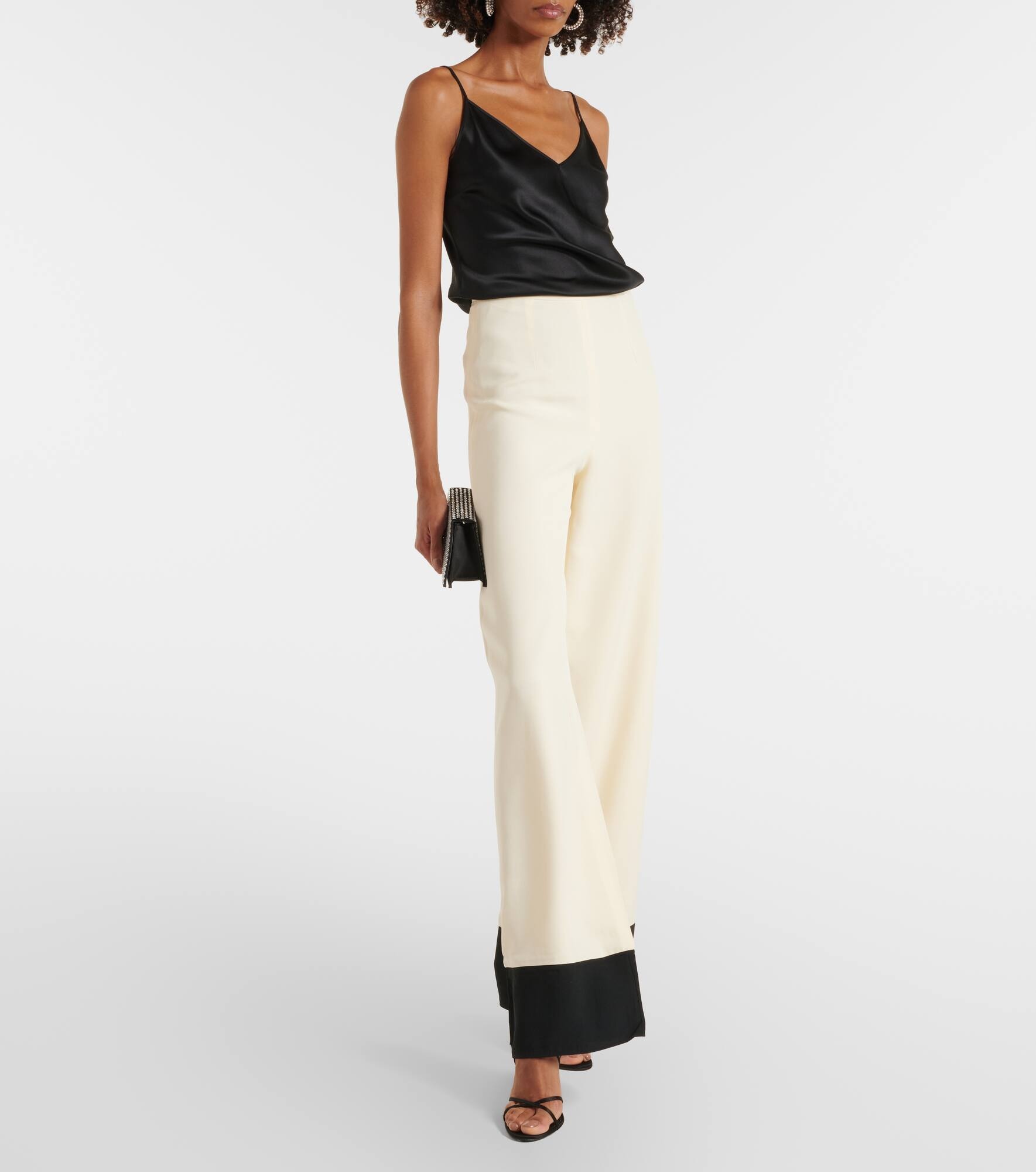 Marlene Corniche high-rise palazzo pants - 6