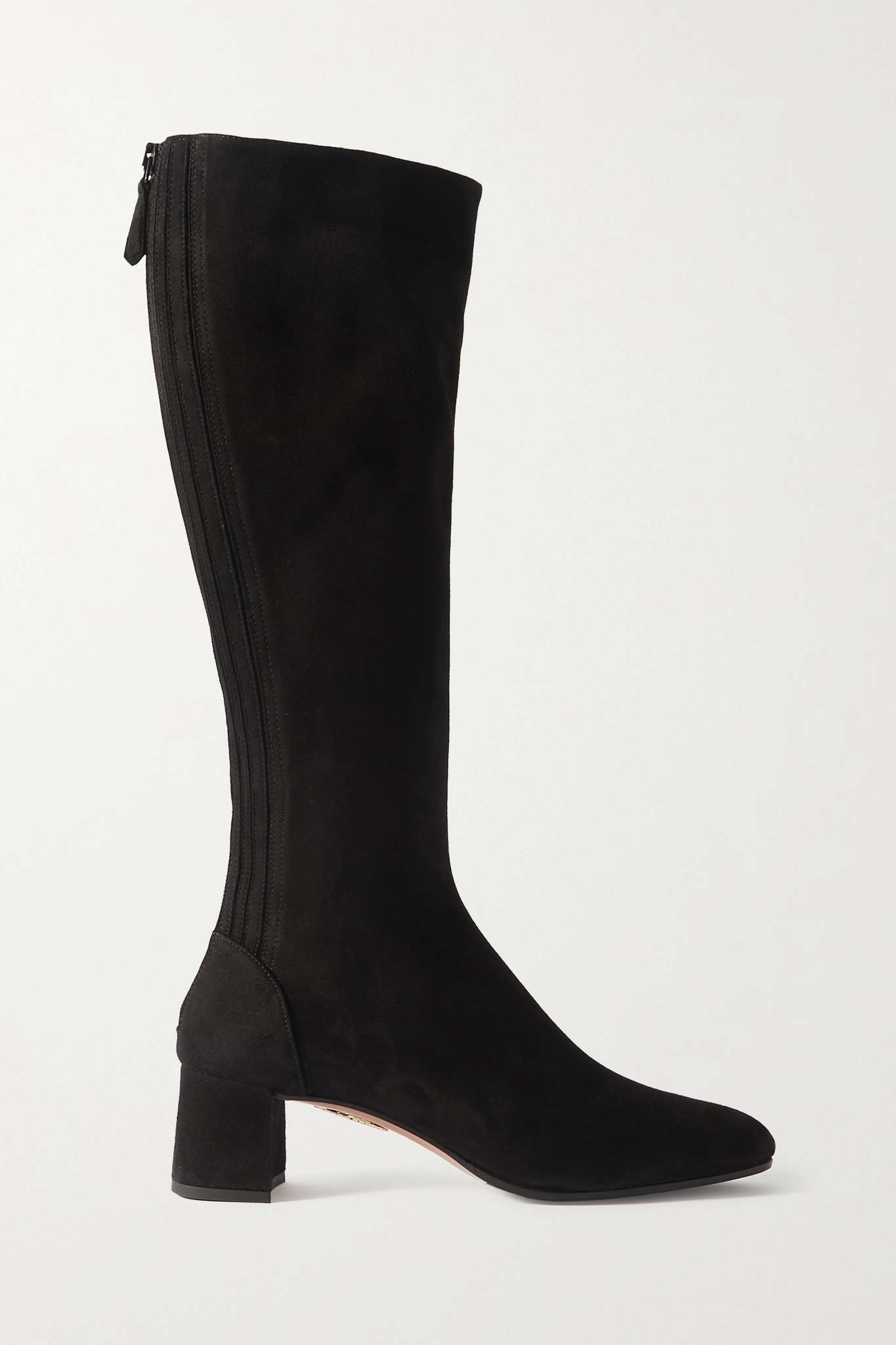 azuazuさま AQUAZZURA Saint Honore suede knee boots | REVERSIBLE