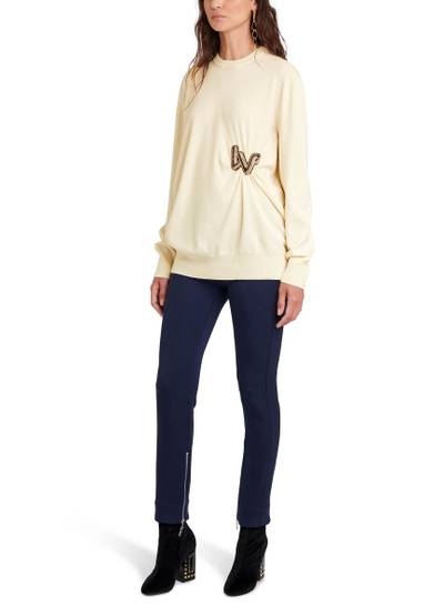 Louis Vuitton Knitted Pullover With Embroidered Patch outlook