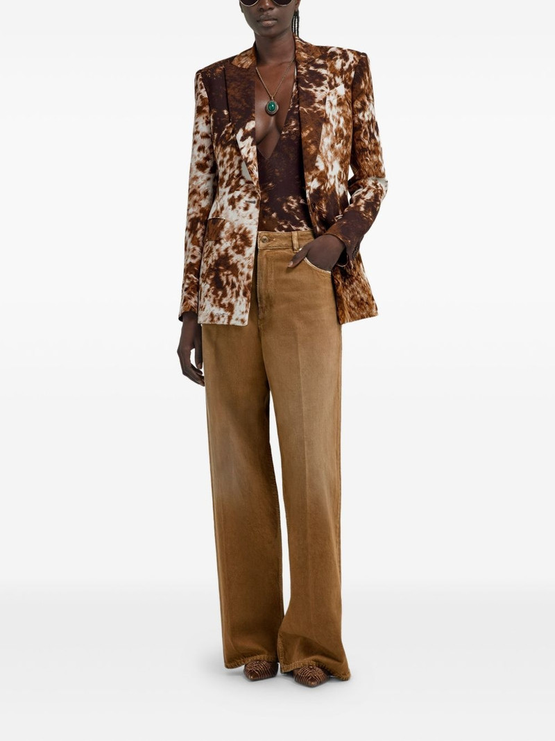 Roberto Cavalli wide-leg jeans outlook