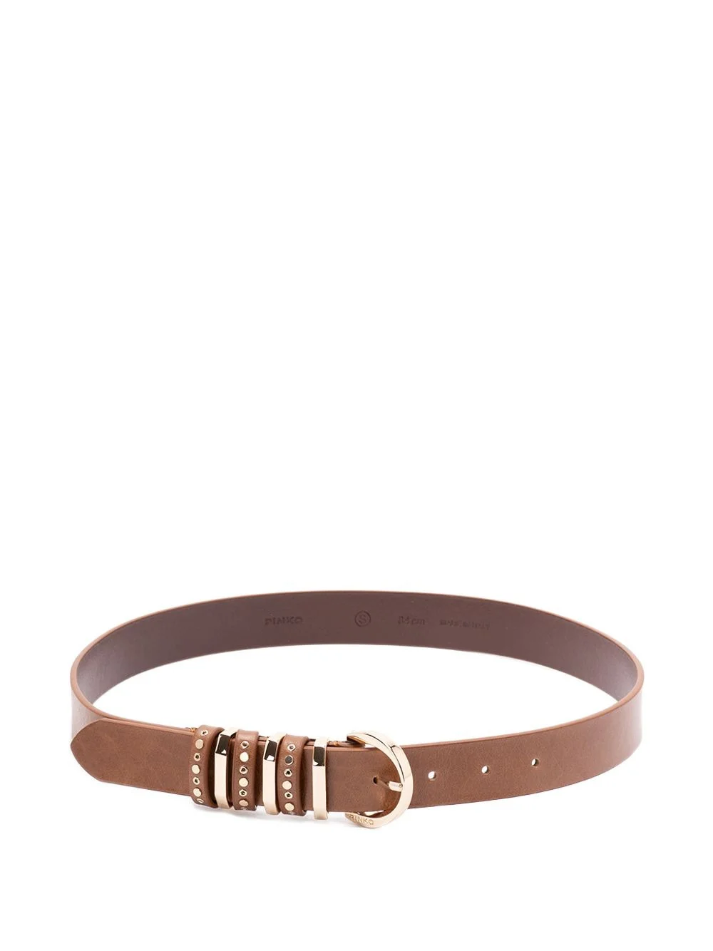 studded buckle belt - 1
