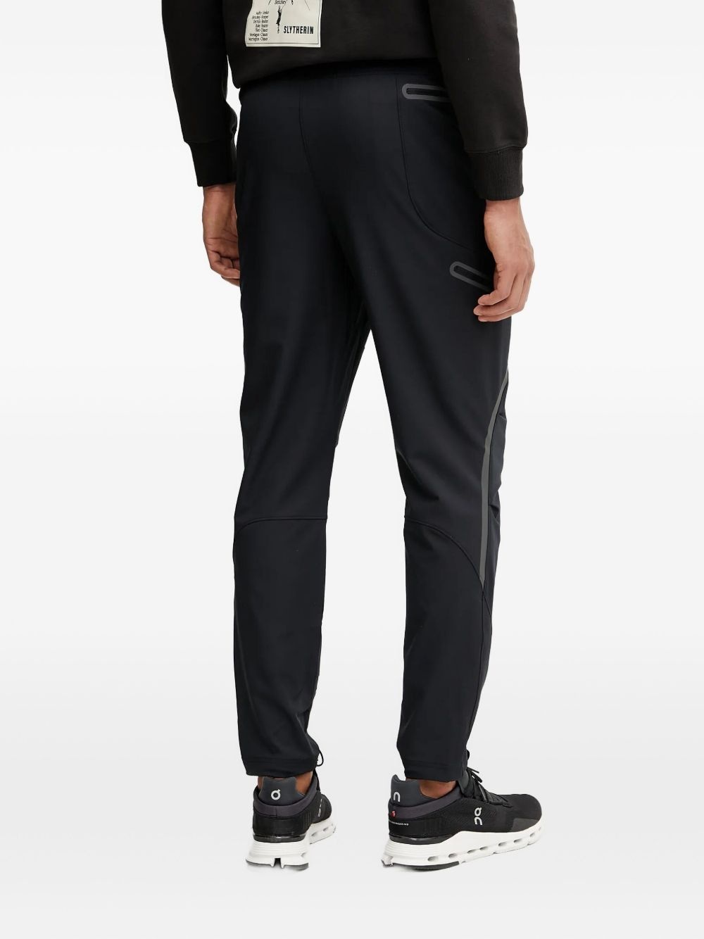 panelled zip-pocket trousers - 3