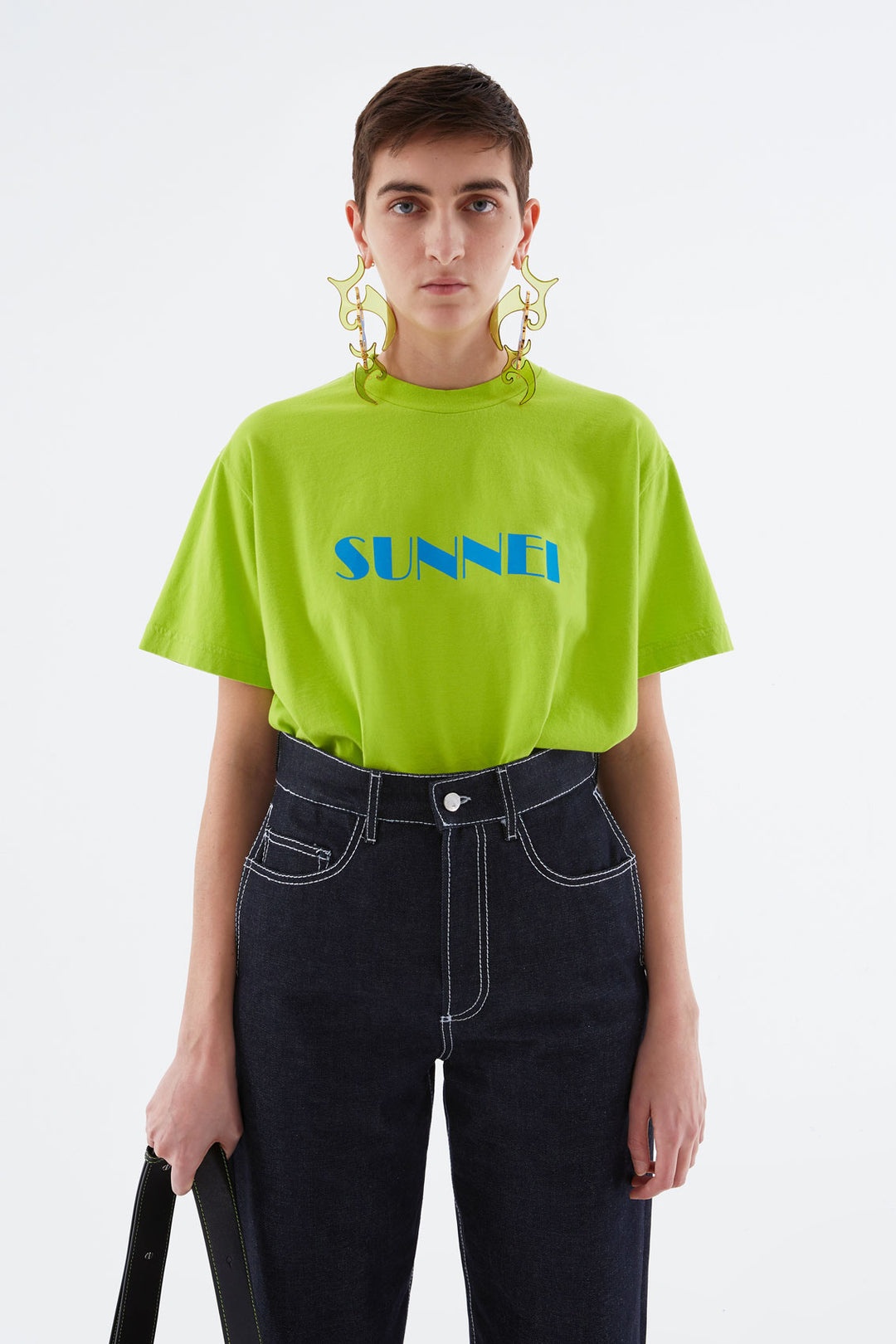 LIGHT GREEN T-SHIRT WITH LOGO - 2