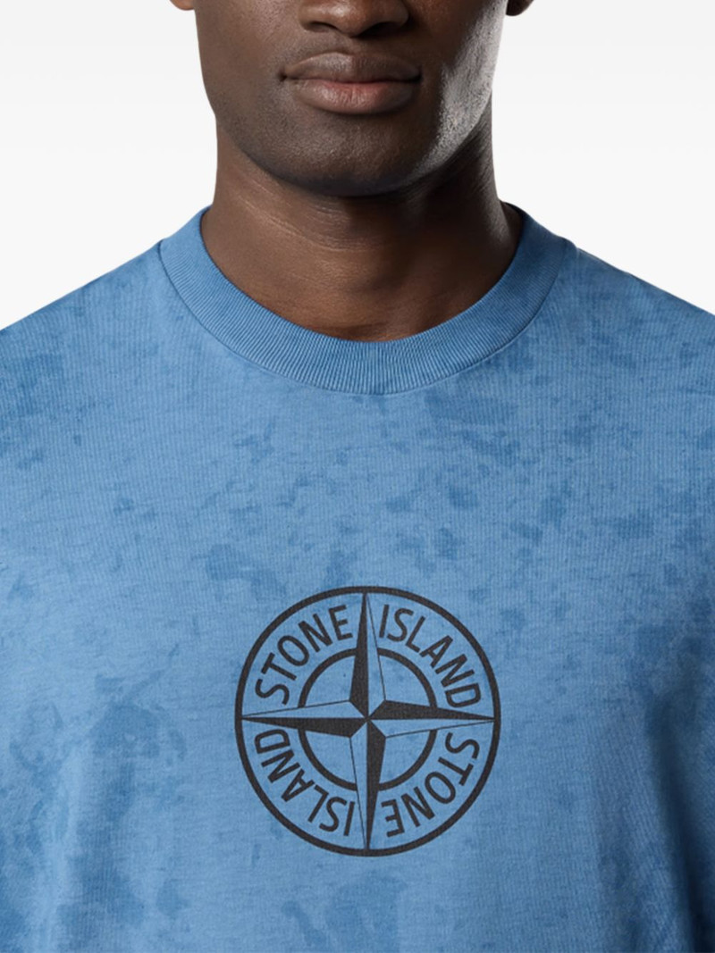Stone Island logo graphic-print T-shirt outlook