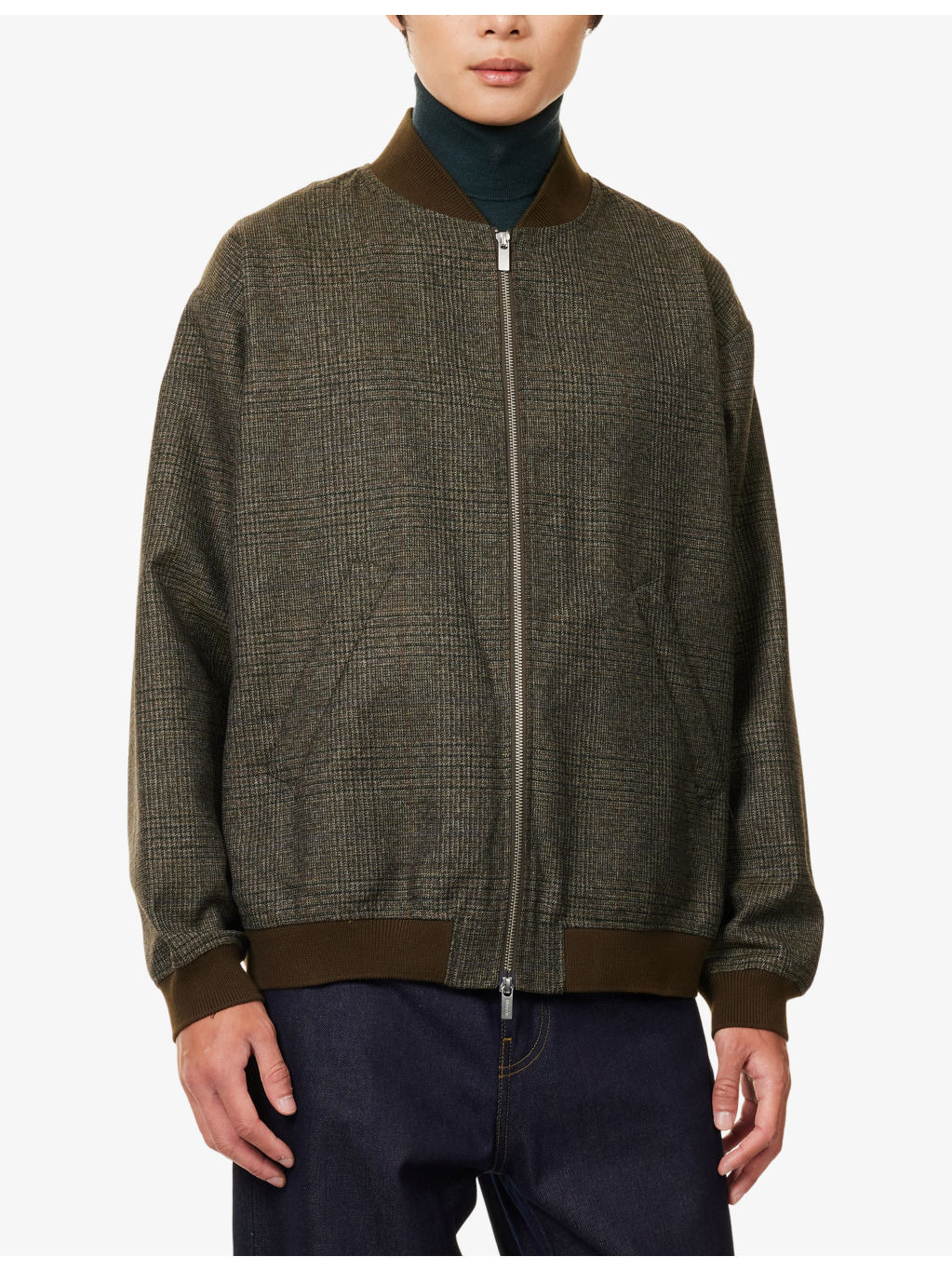 Gabier Checked Wool Jacket - 3